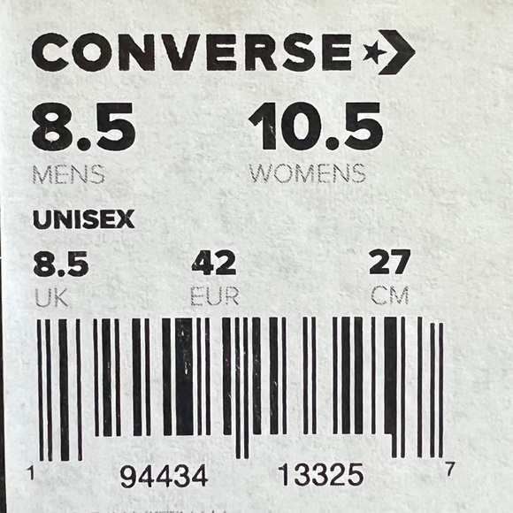 NWT Converse Chuck 70 Vintage Canvas Men’s Shoes - Picture 9 of 9